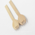 160mm Disposable cutlery bamboo spork for restaurant use